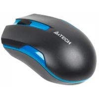 Мышь A4Tech G3-200N (черный/голубой) фото 2